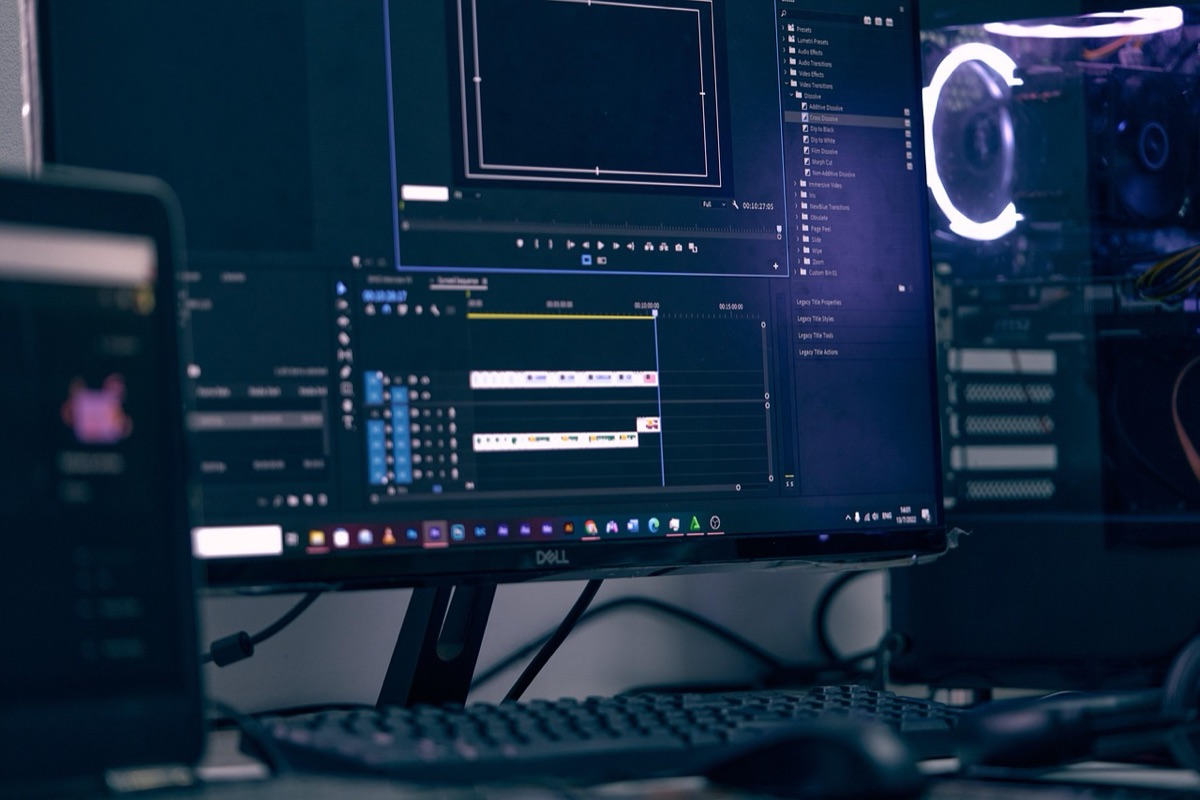 digital editing software interface