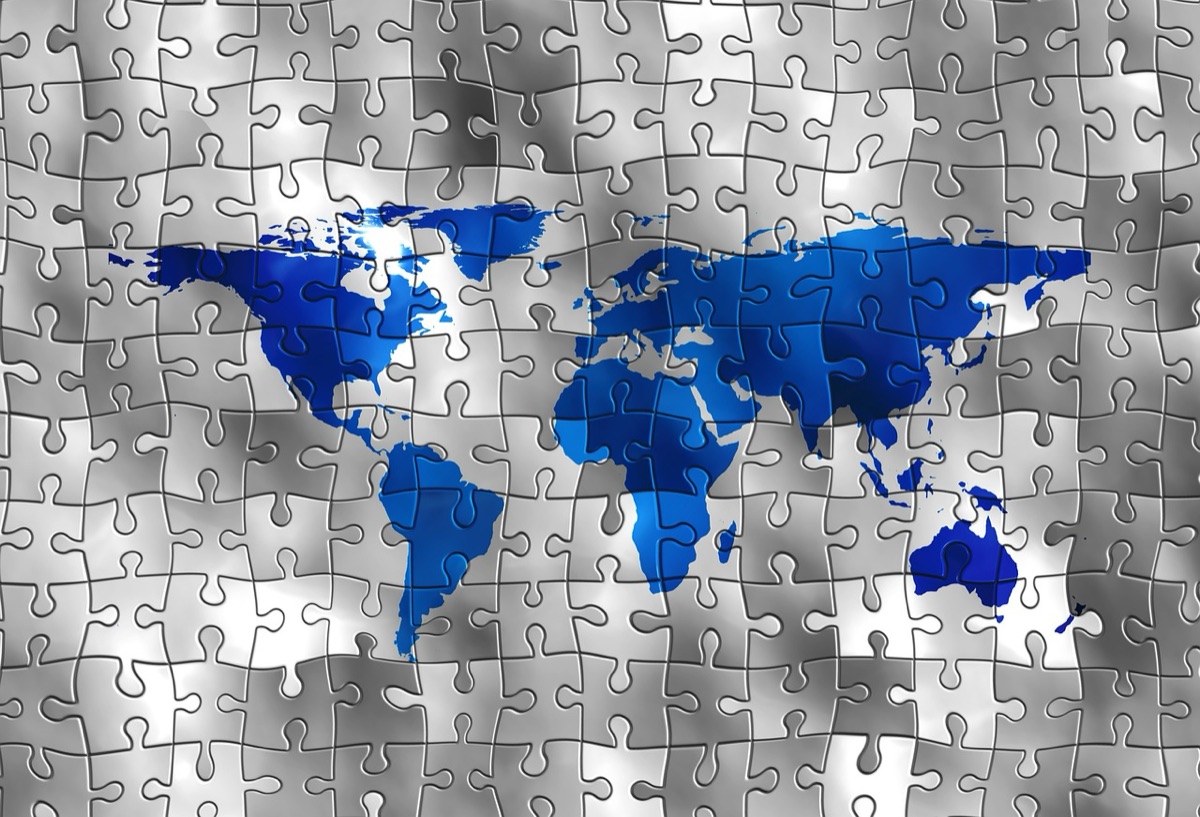Mapa global com inscrições no YouTube
