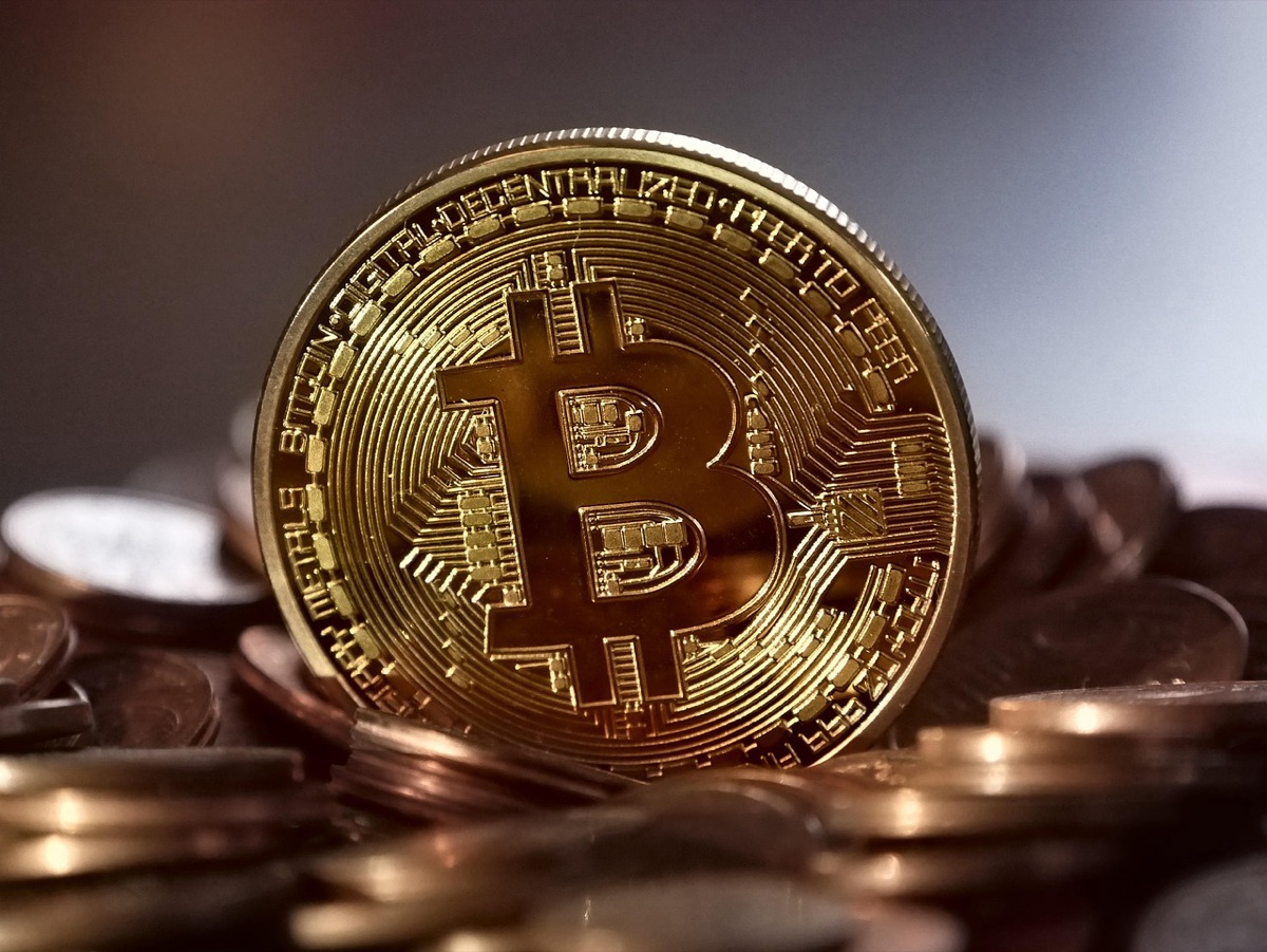 Bolsa de dinero con moneda digital