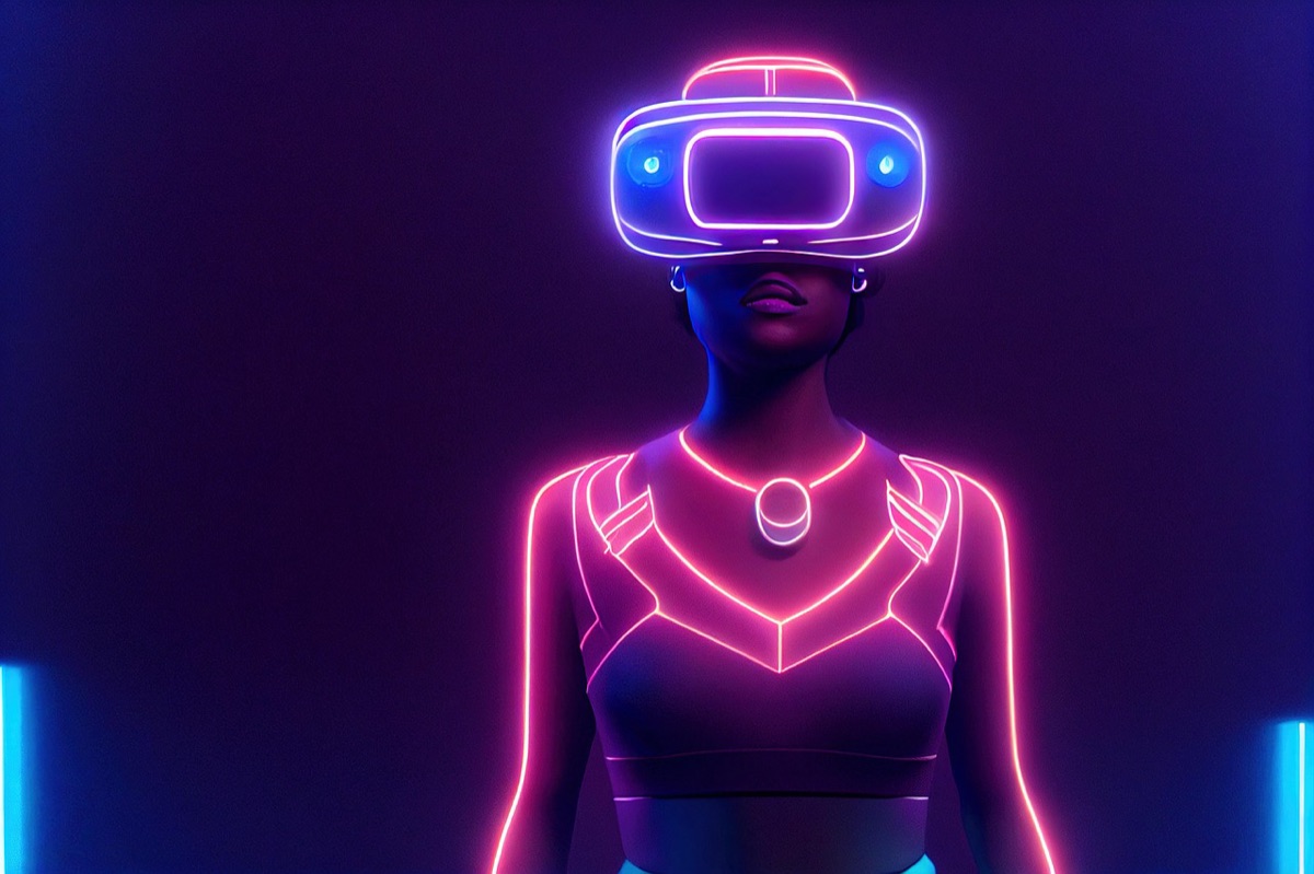 Gaming headset and mouse with a laptop background