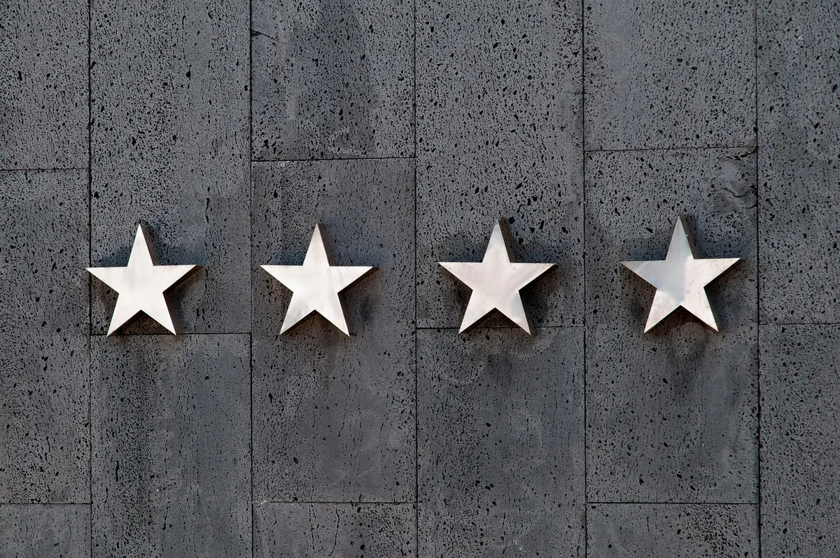 stars, rating, travel, four, hotel, quality, customer experience, premium, wall, metal, silver, service, best, review, holiday, choice, ranking, rate, gray trav